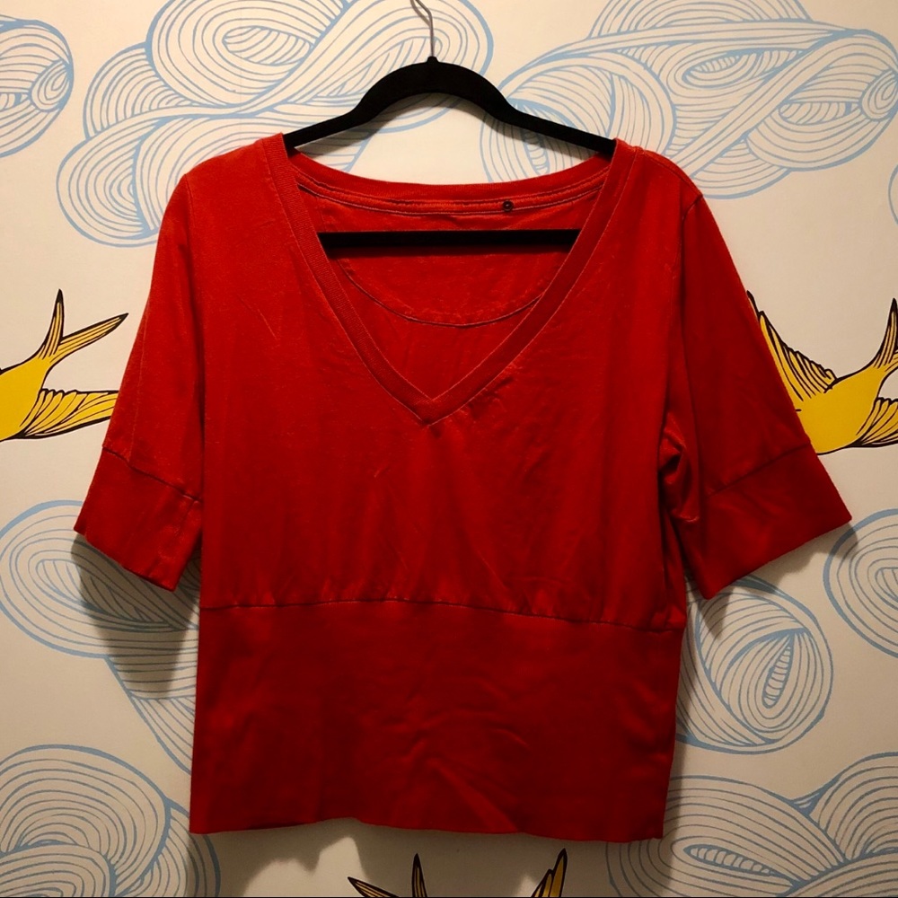 Anthropologie Tee in Rust